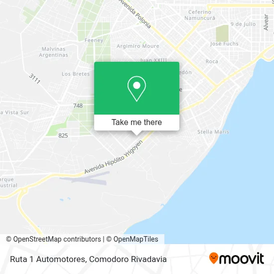 Ruta 1 Automotores map