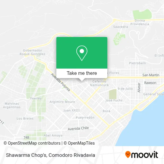 Shawarma Chop's map