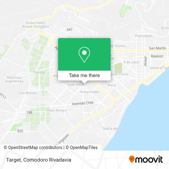 Target map
