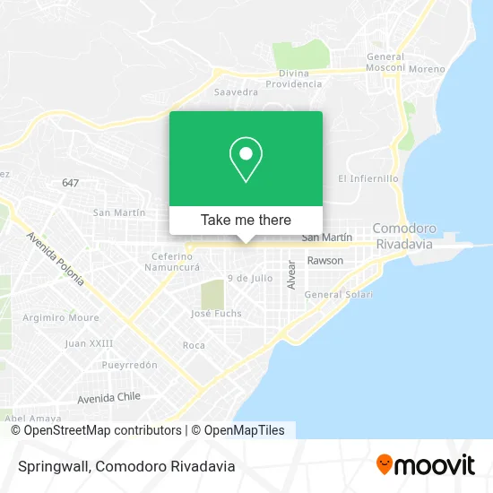 Springwall map