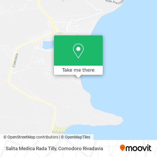 Mapa de Salita Medica Rada Tilly