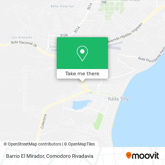 Barrio El Mirador map
