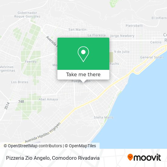 Mapa de Pizzeria Zio Angelo