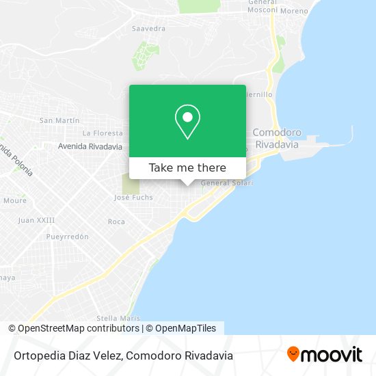 Ortopedia Diaz Velez map