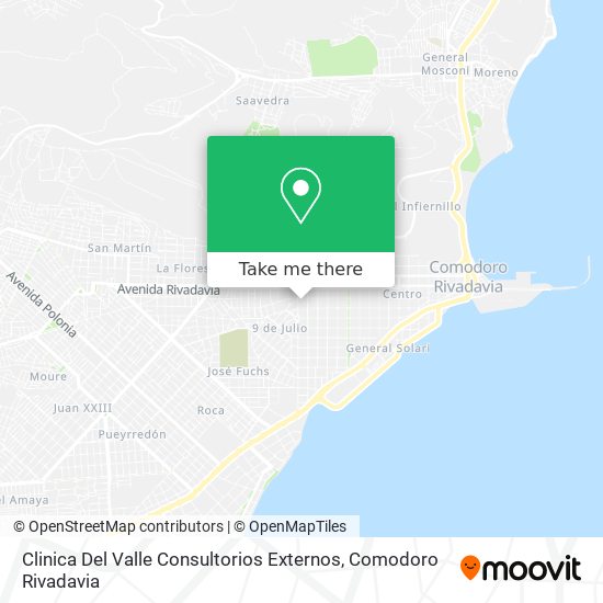 Clinica Del Valle Consultorios Externos map