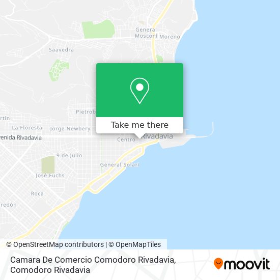 Mapa de Camara De Comercio Comodoro Rivadavia