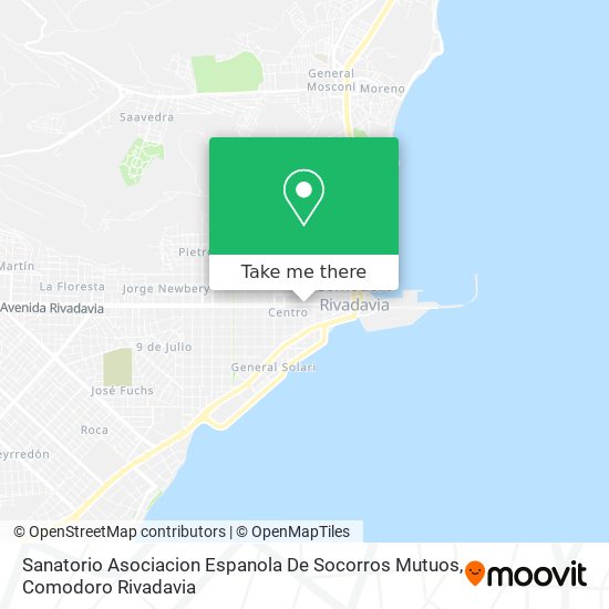 Mapa de Sanatorio Asociacion Espanola De Socorros Mutuos