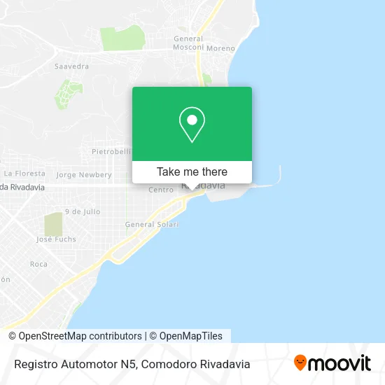 Mapa de Registro Automotor N5