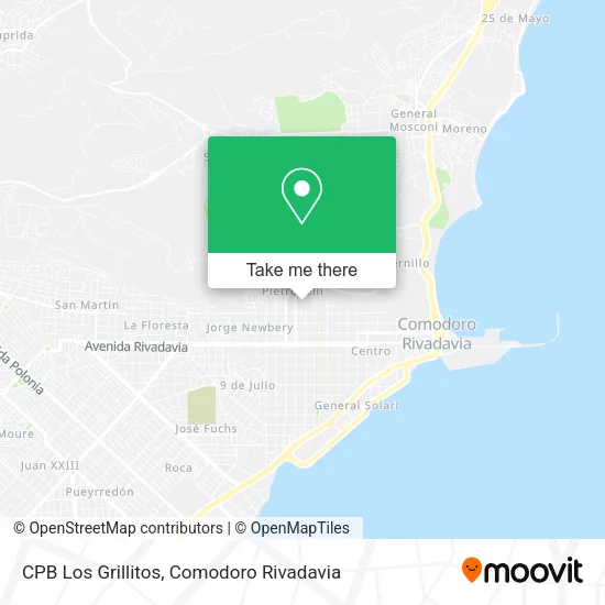 Mapa de CPB Los Grillitos