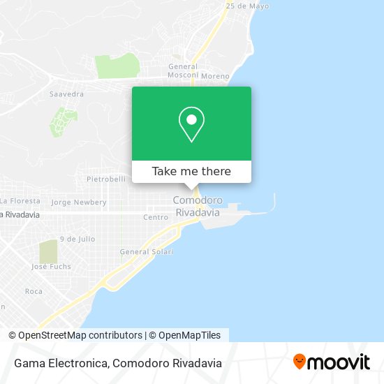 Gama Electronica map