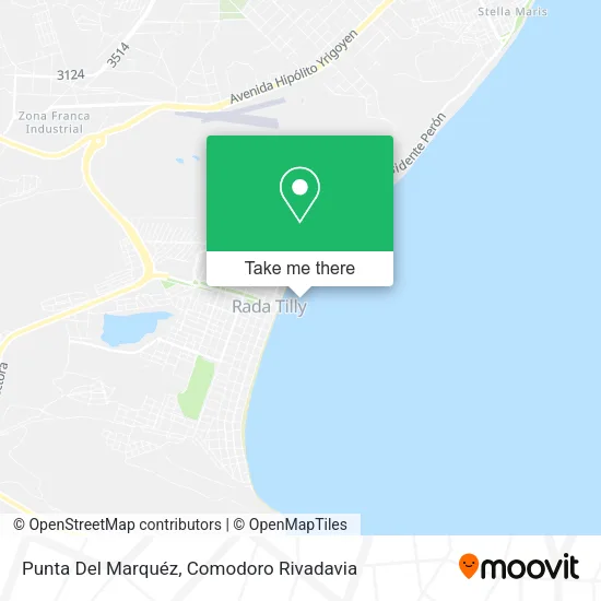 Mapa de Punta Del Marquéz