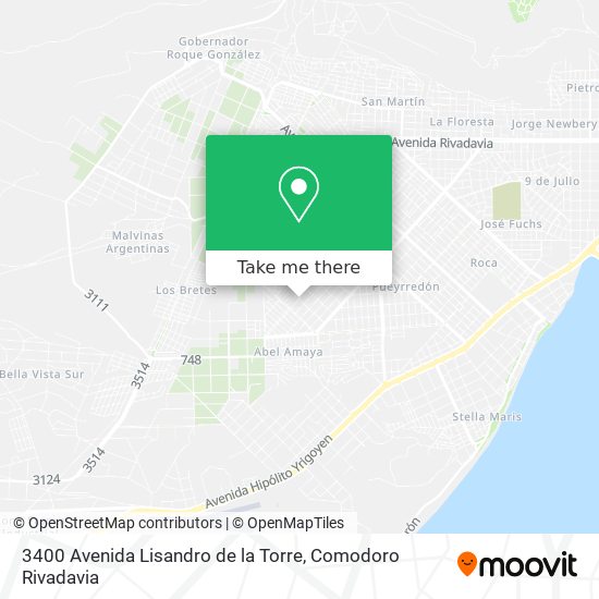 Mapa de 3400 Avenida Lisandro de la Torre