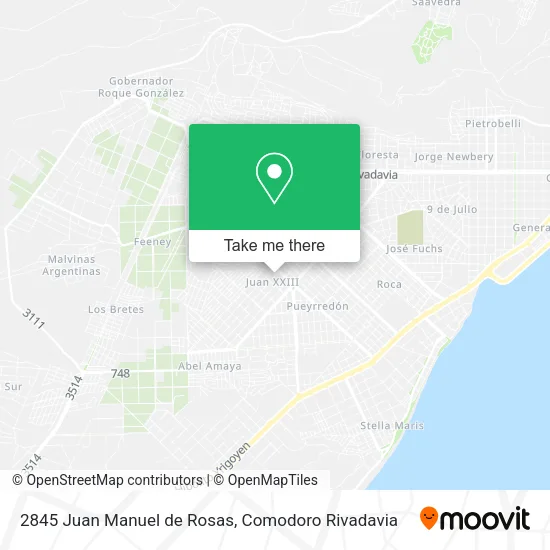 2845 Juan Manuel de Rosas map
