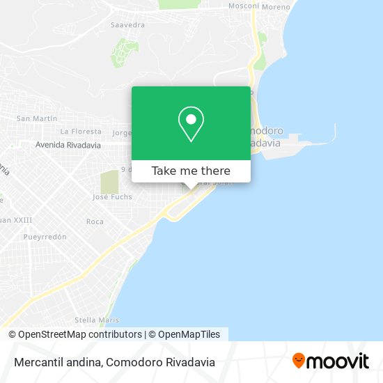 Mercantil andina map