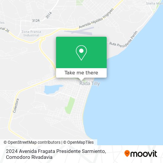 2024 Avenida Fragata Presidente Sarmiento map