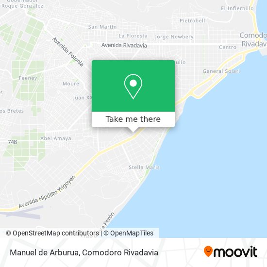 Manuel de Arburua map