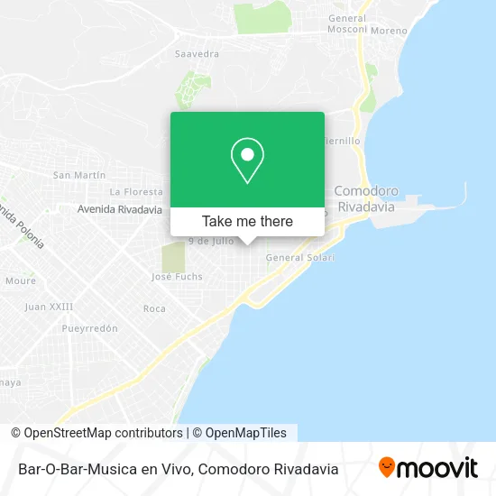 Mapa de Bar-O-Bar-Musica en Vivo