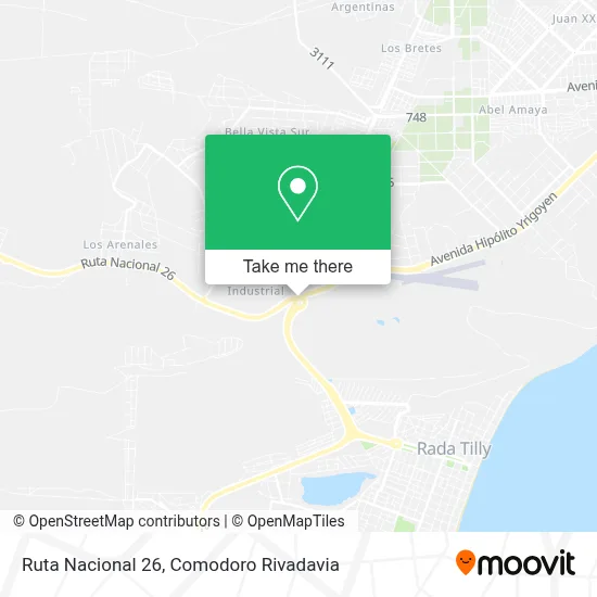 Ruta Nacional 26 map