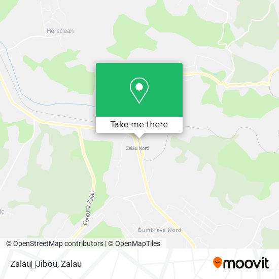 Zalau🔜Jibou map