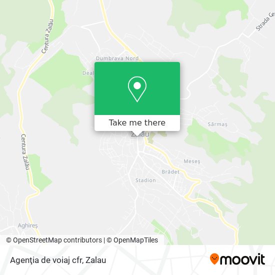 Agenţia de voiaj cfr map
