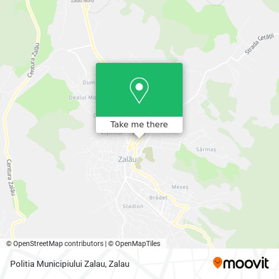 Politia Municipiului Zalau map