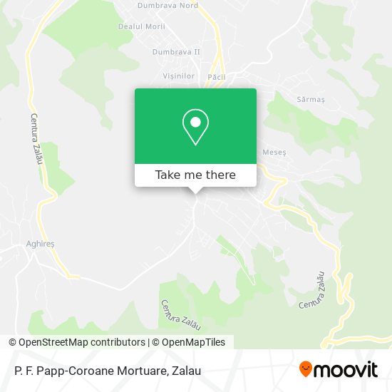 P. F. Papp-Coroane Mortuare map