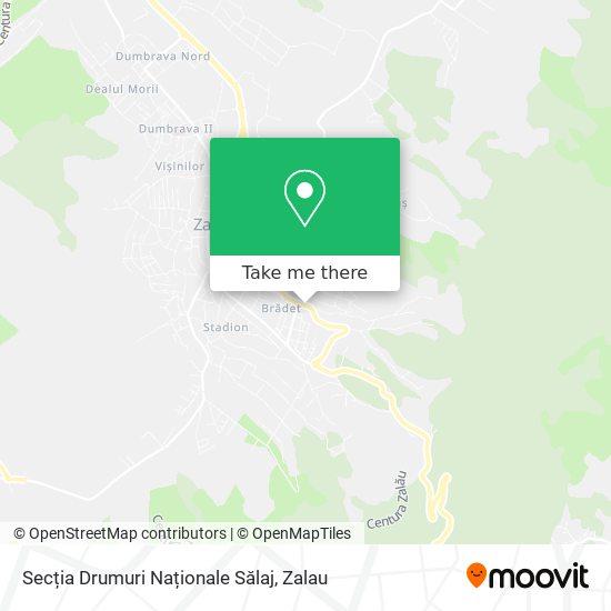Secția Drumuri Naționale Sălaj map