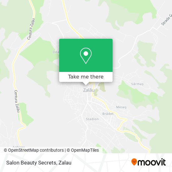 Salon Beauty Secrets map