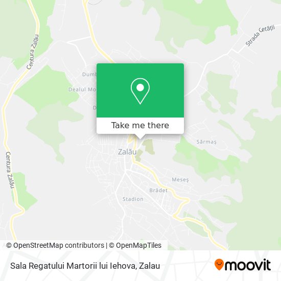 Sala Regatului Martorii lui Iehova map