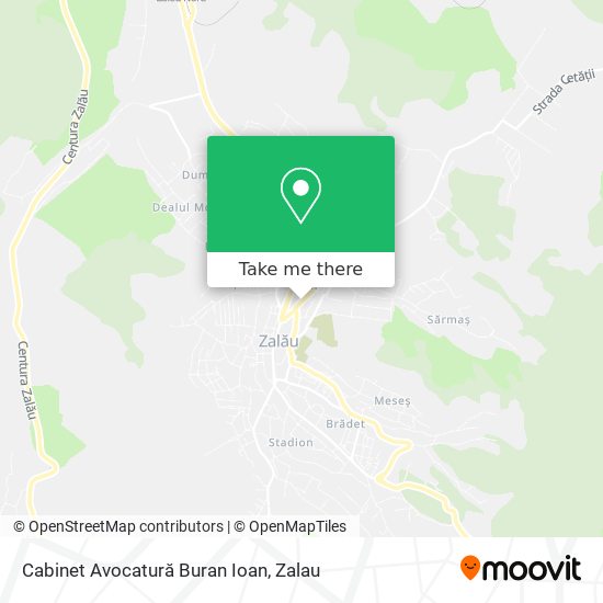 Cabinet Avocatură Buran Ioan map