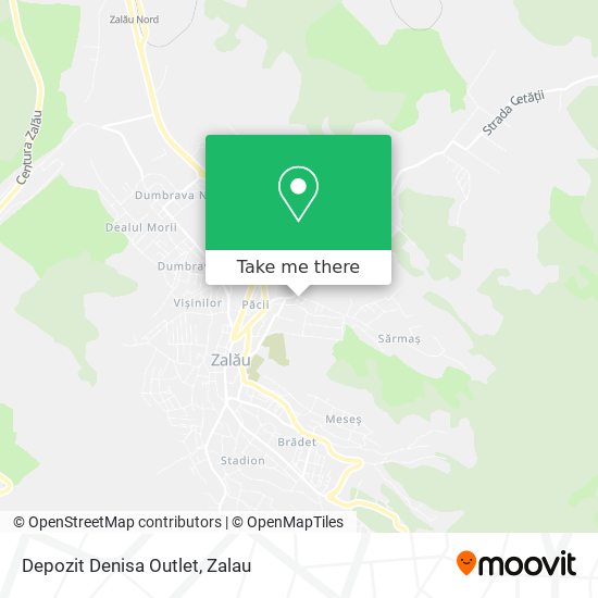 Depozit Denisa Outlet map