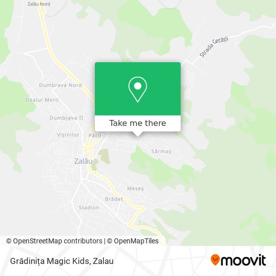 Grădinița Magic Kids map