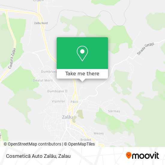 Cosmetică Auto Zalău map