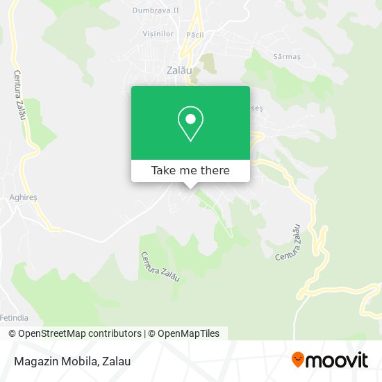 Magazin Mobila map