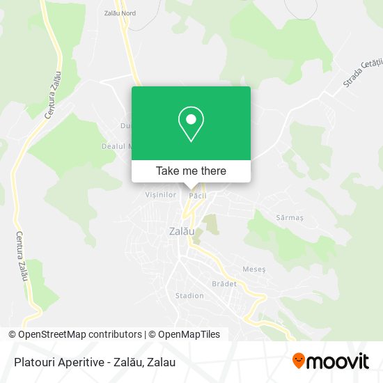 Platouri Aperitive - Zalău map