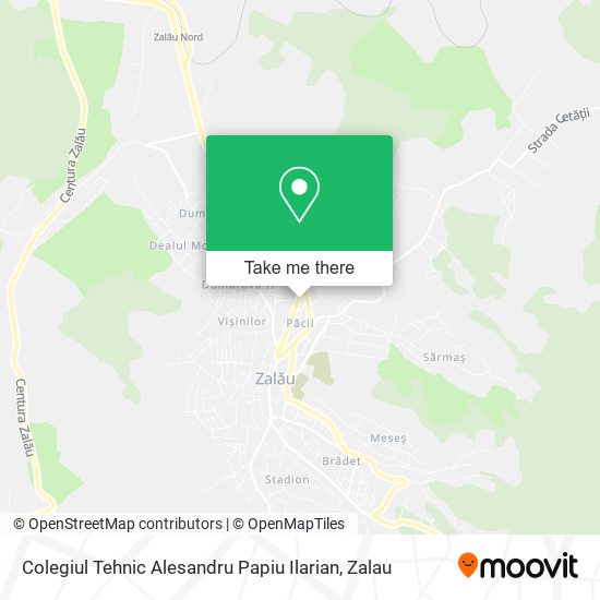 Colegiul Tehnic Alesandru Papiu Ilarian map