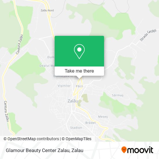 Glamour Beauty Center Zalau map