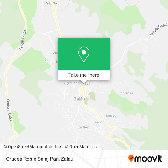 Crucea Rosie Salaj Pan map