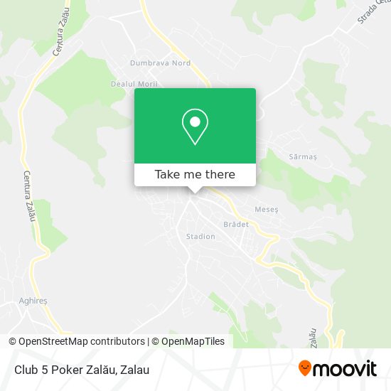 Club 5 Poker Zalău map