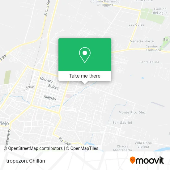 tropezon map