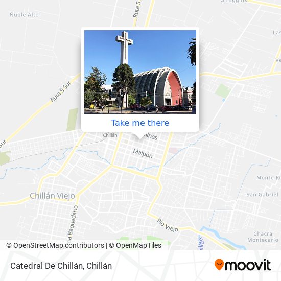 Catedral De Chillán map