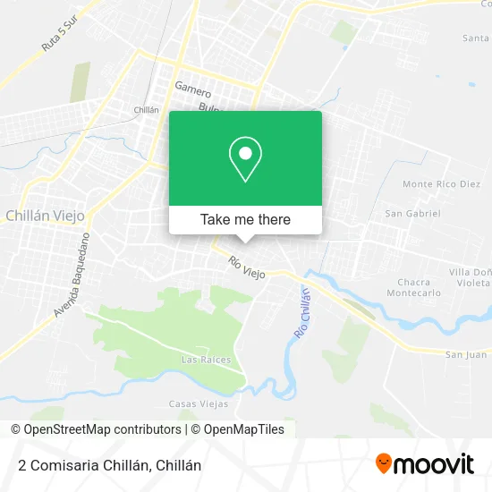 2 Comisaria Chillán map