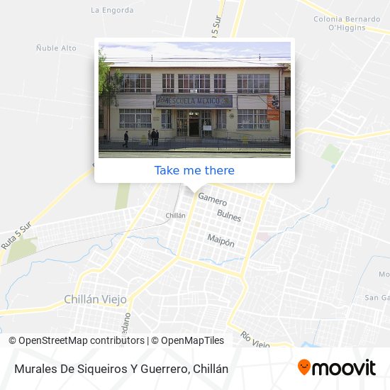 Murales De Siqueiros Y Guerrero map