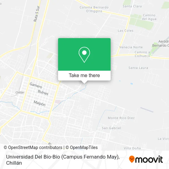 Universidad Del Bío-Bío (Campus Fernando May) map