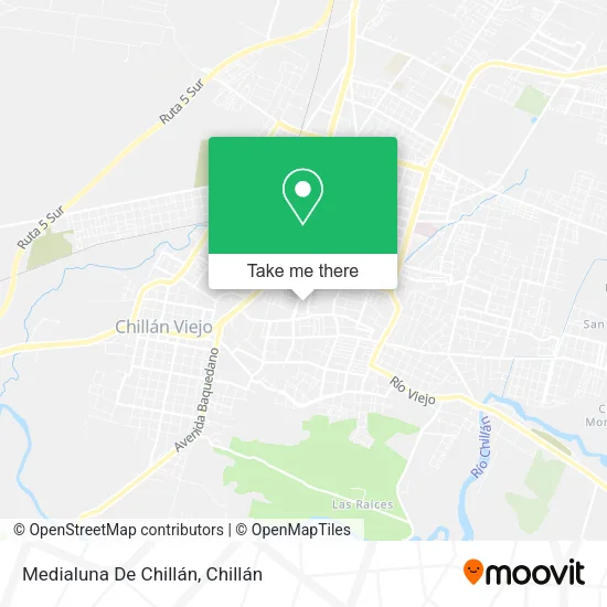 Mapa de Medialuna De Chillán