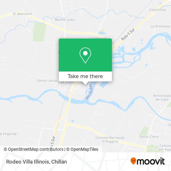 Rodeo Villa Illinois map