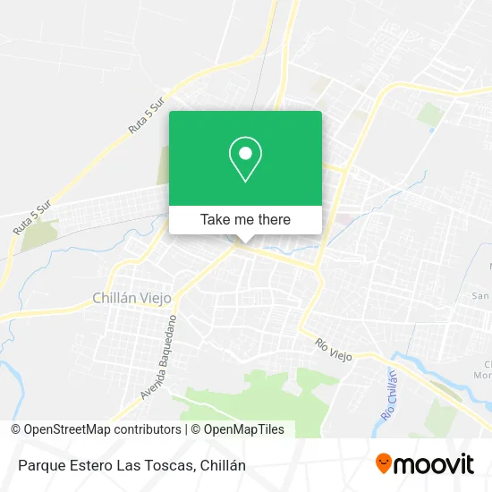 Mapa de Parque Estero Las Toscas