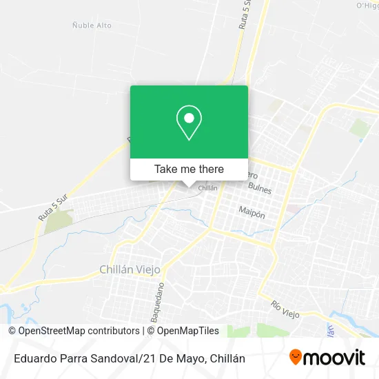 Mapa de Eduardo Parra Sandoval / 21 De Mayo