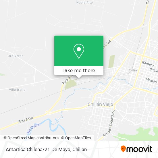 Antártica Chilena/21 De Mayo map