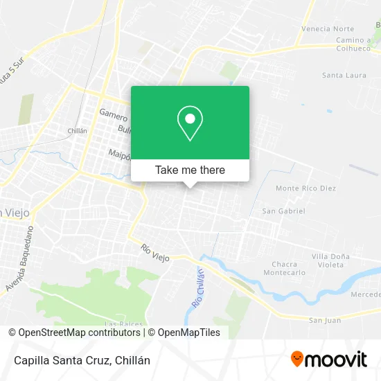 Capilla Santa Cruz map